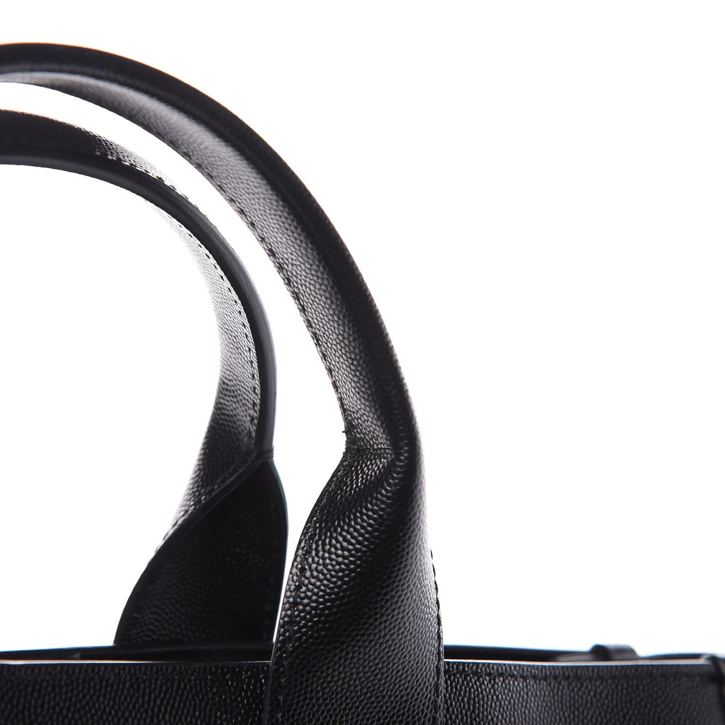 Caviar Large Studded Deauville Tote Black