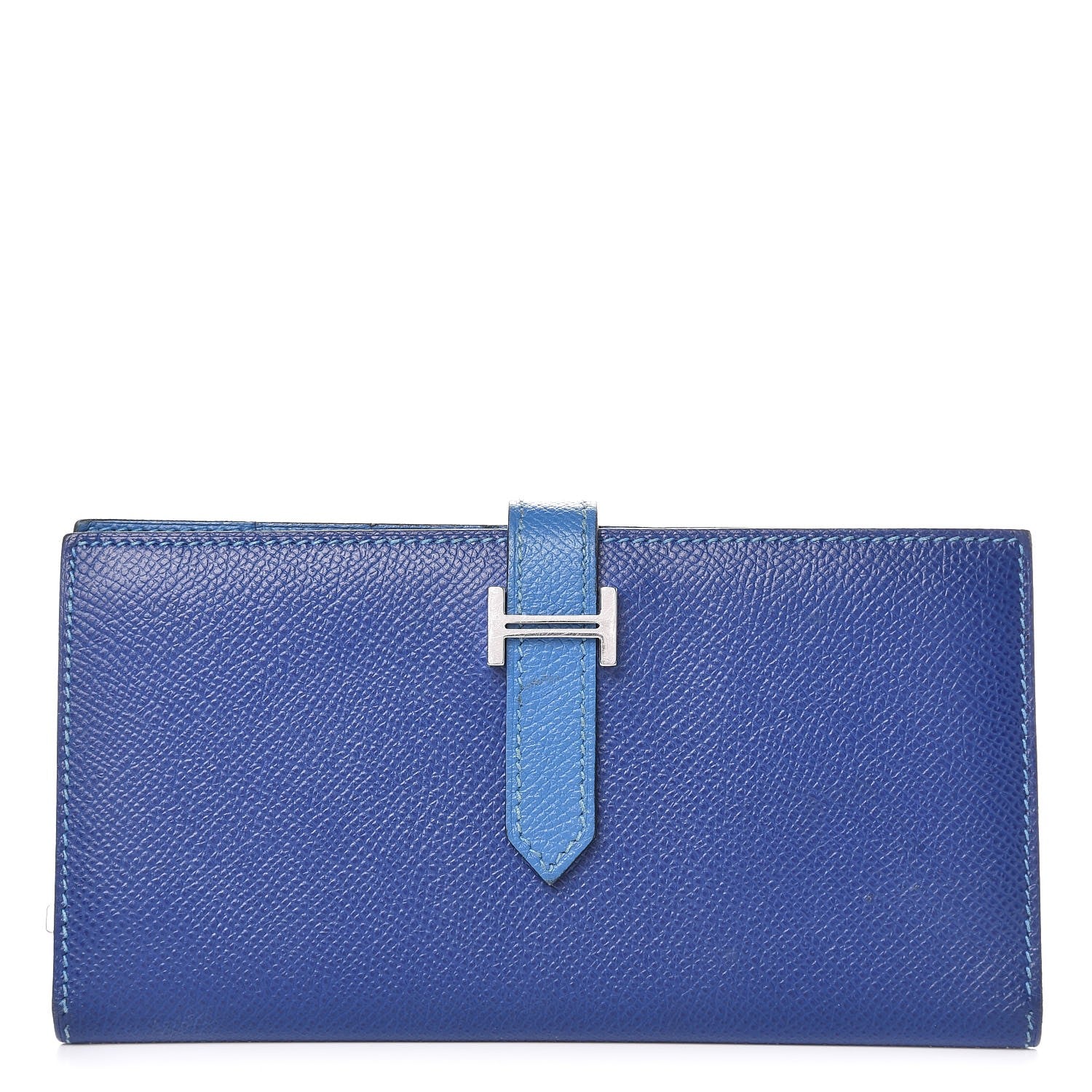 Hermes Epsom Bi Color Bearn Wallet Bleu Sapphire Izmir 1 of 13