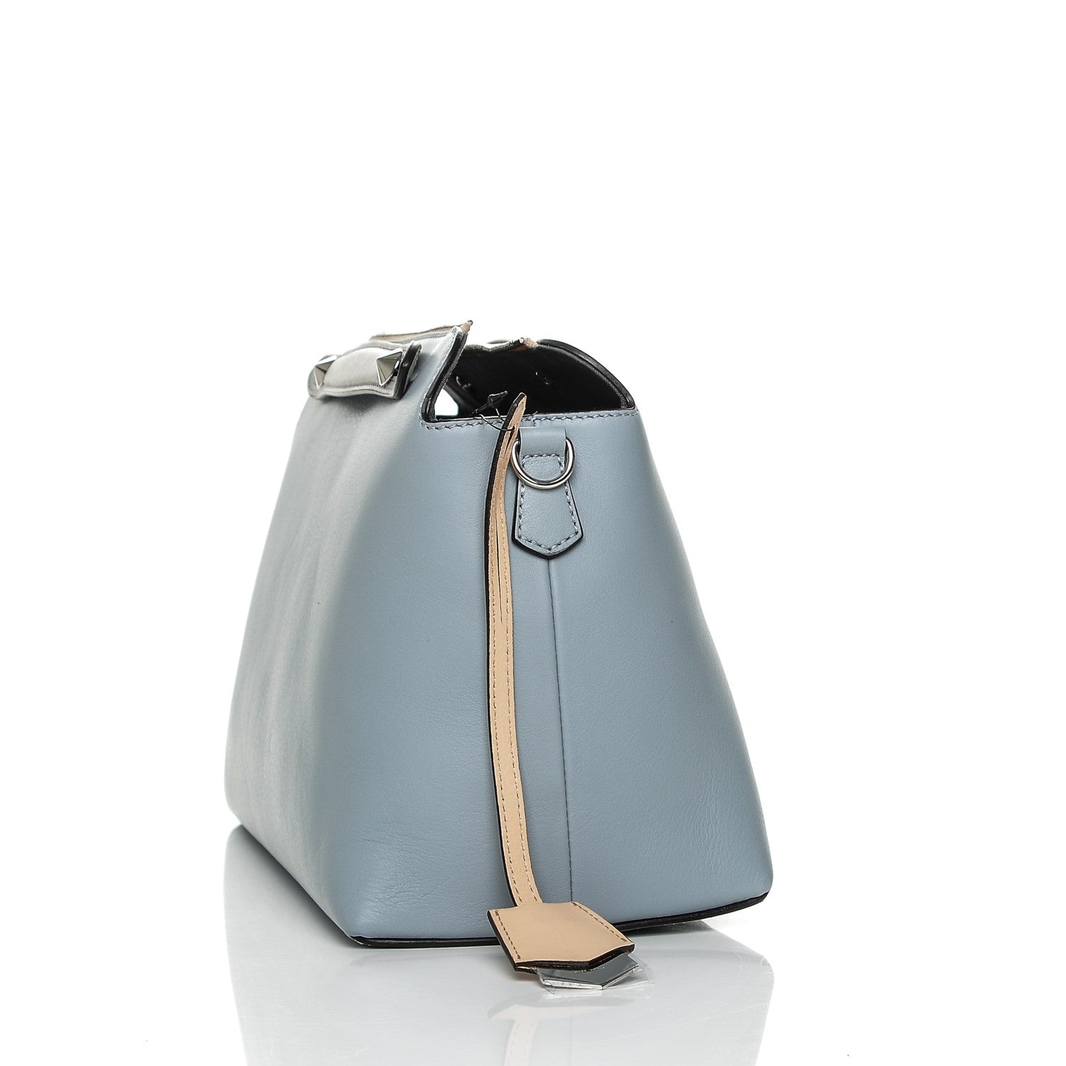 Fendi Vitello Dolce 4 Color Large By The Way Boston Bag Polvere Multicolor 5 of 7
