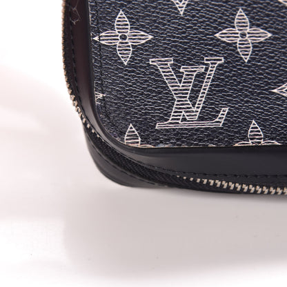 Louis Vuitton Savane Monogram Lion Chapman XL Zippy Wallet Ink 12 of 15