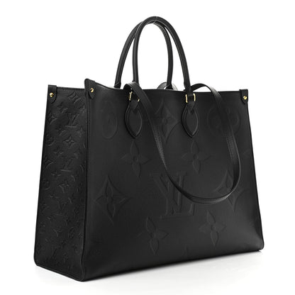 Louis Vuitton Empreinte Monogram Giant Onthego GM Black 3 of 11