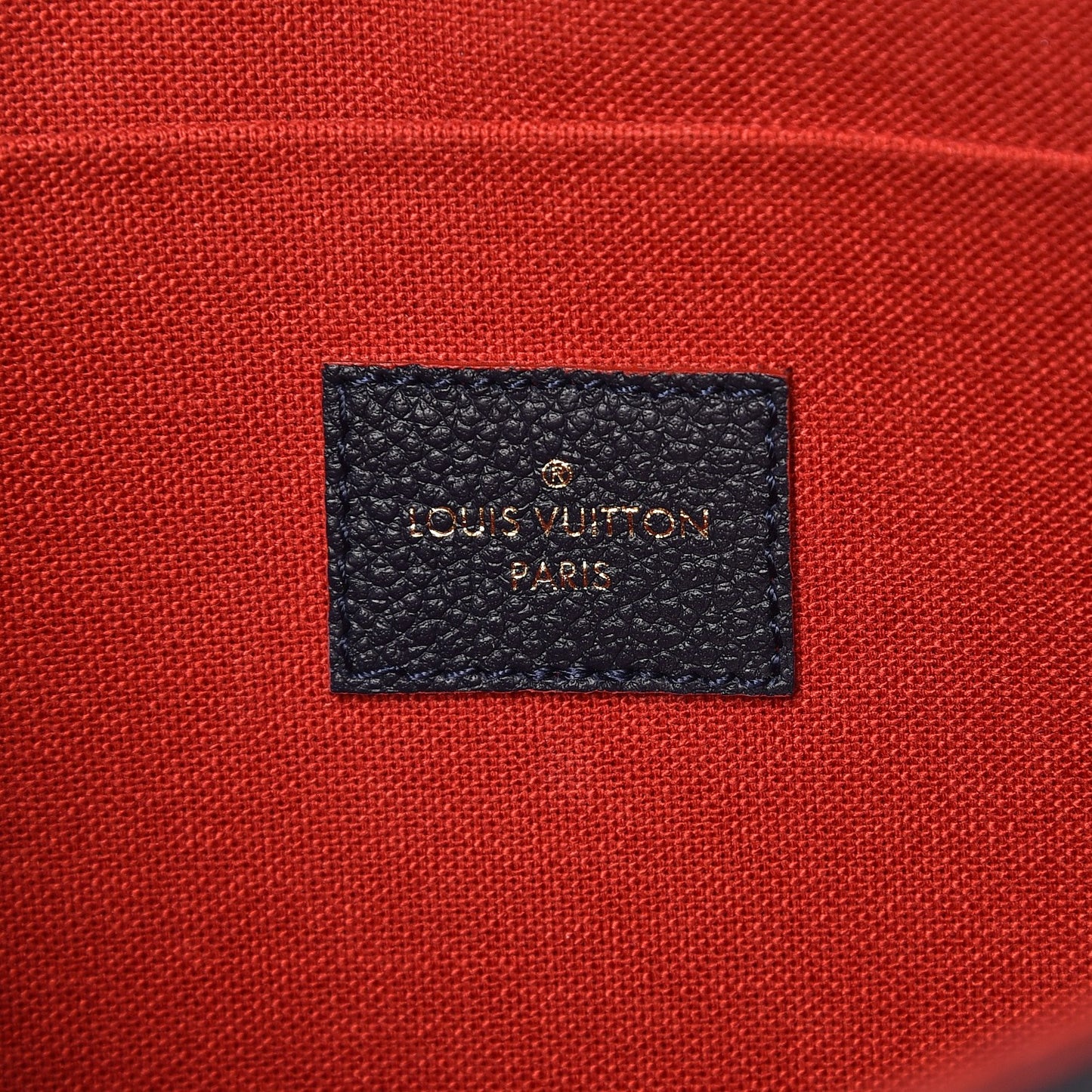 Empreinte Pochette Felicie Chain Wallet Marine Rouge