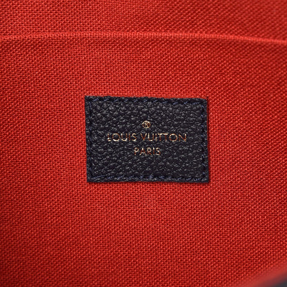 Louis Vuitton Empreinte Pochette Felicie Chain Wallet Marine Rouge 7 of 10