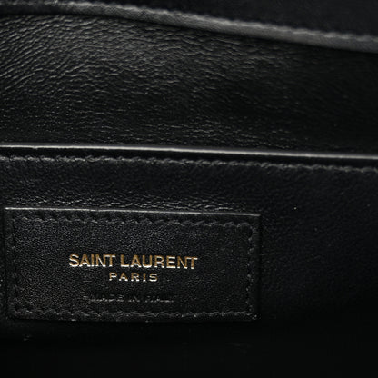 Saint Laurent Smooth Calfskin Small Manhattan Shoulder Bag Black 6 of 11