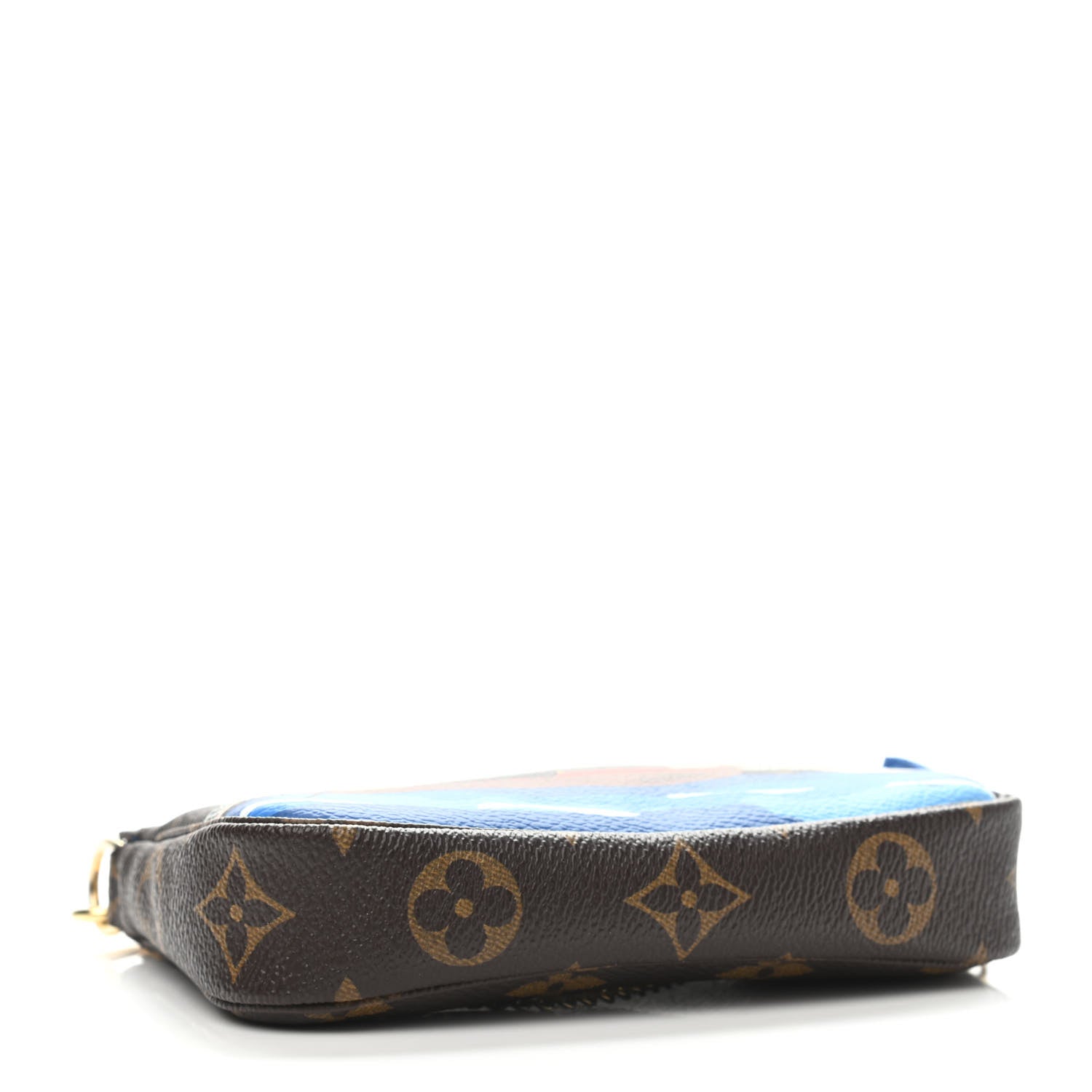 Louis Vuitton Monogram 2019 Christmas Animation Mini Venice Pochette Accessories Blue 3 of 4