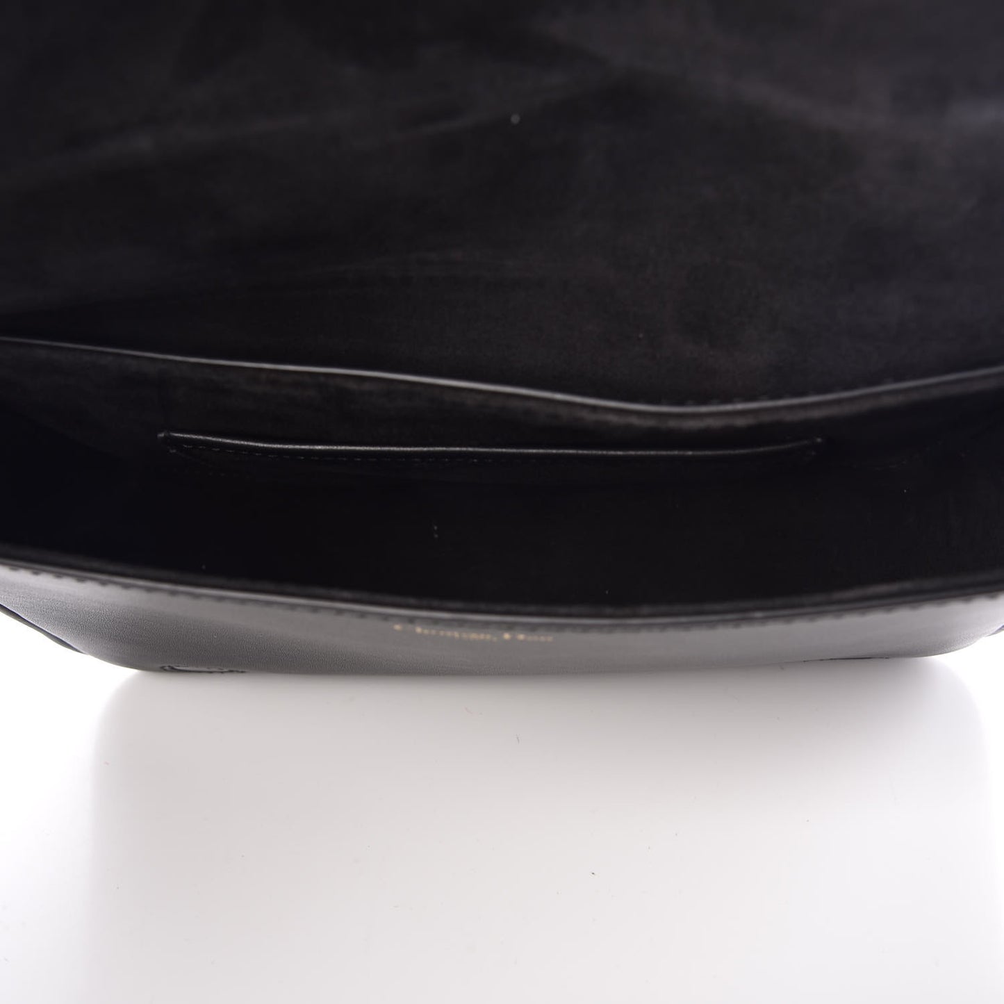 Calfskin J'Adior Flap Bag Black