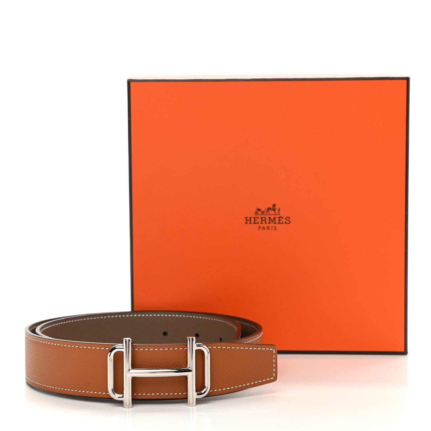 Epsom 32mm Gamma Belt 75 Gold Etoupe