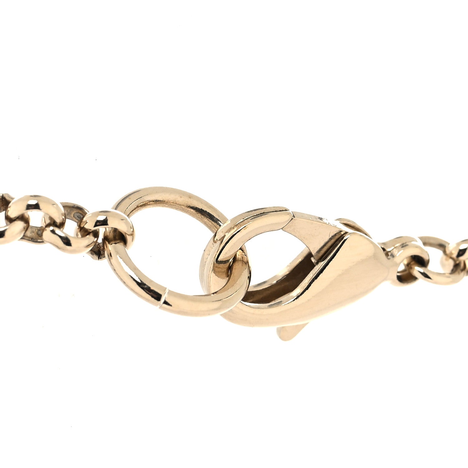 Chanel Metal CC Heart Coco Pendant Necklace Gold 4 of 5