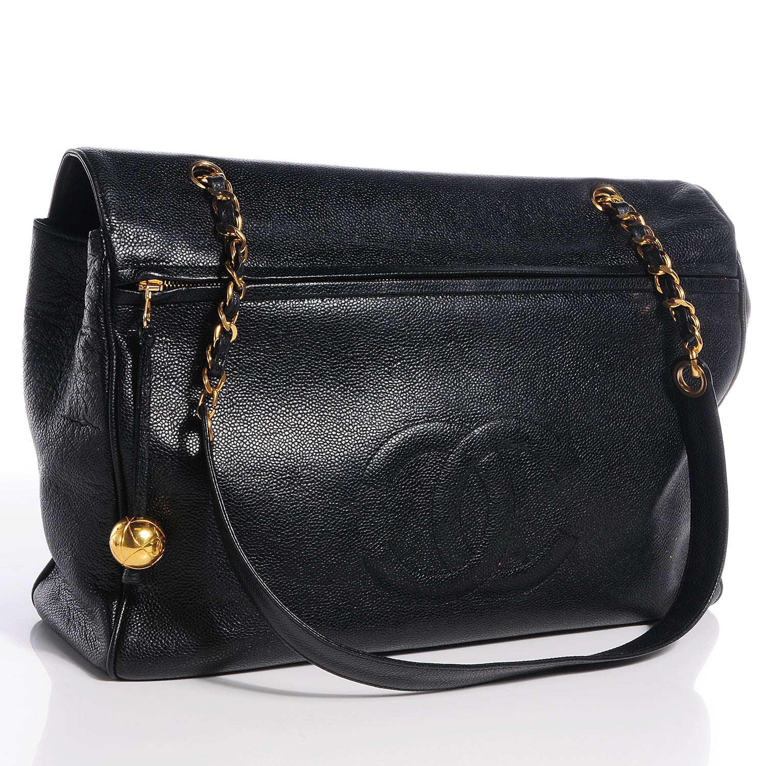 Chanel Caviar XL Weekender Bag Black 3 of 7