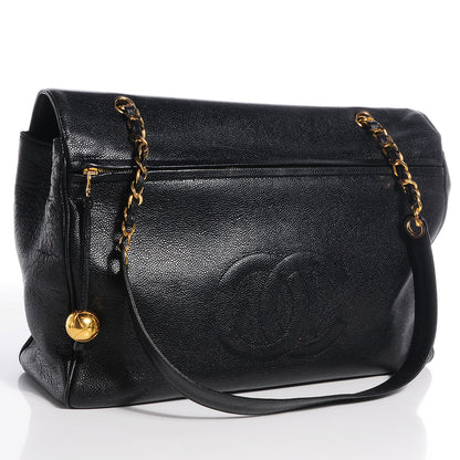 Chanel Caviar XL Weekender Bag Black 3 of 7