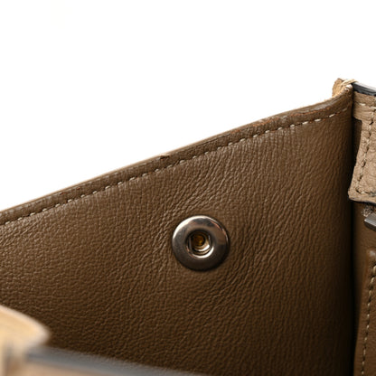 Celine Drummed Calfskin Suede Small Trapeze Dune 10 of 12