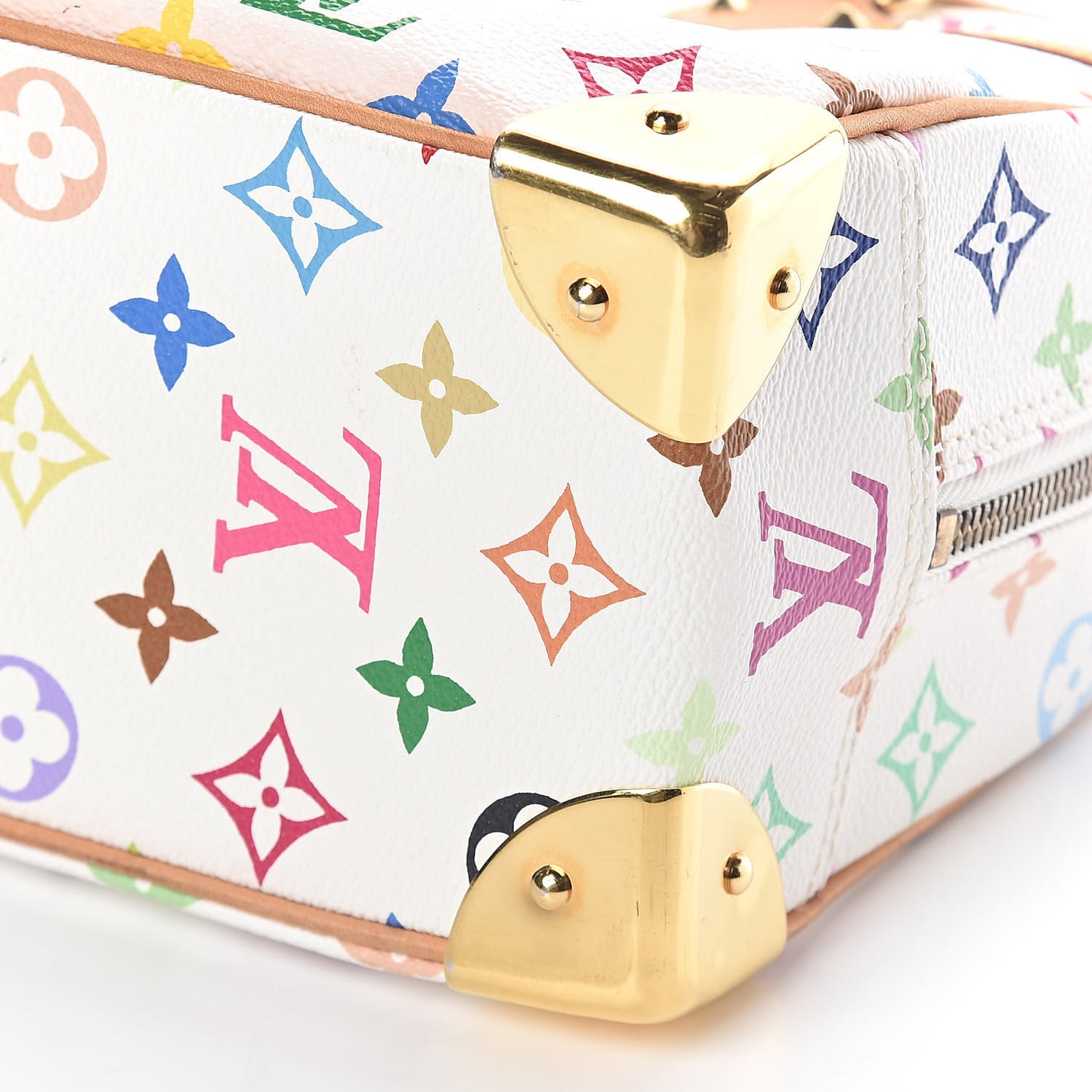 Monogram Multicolor Trouville White