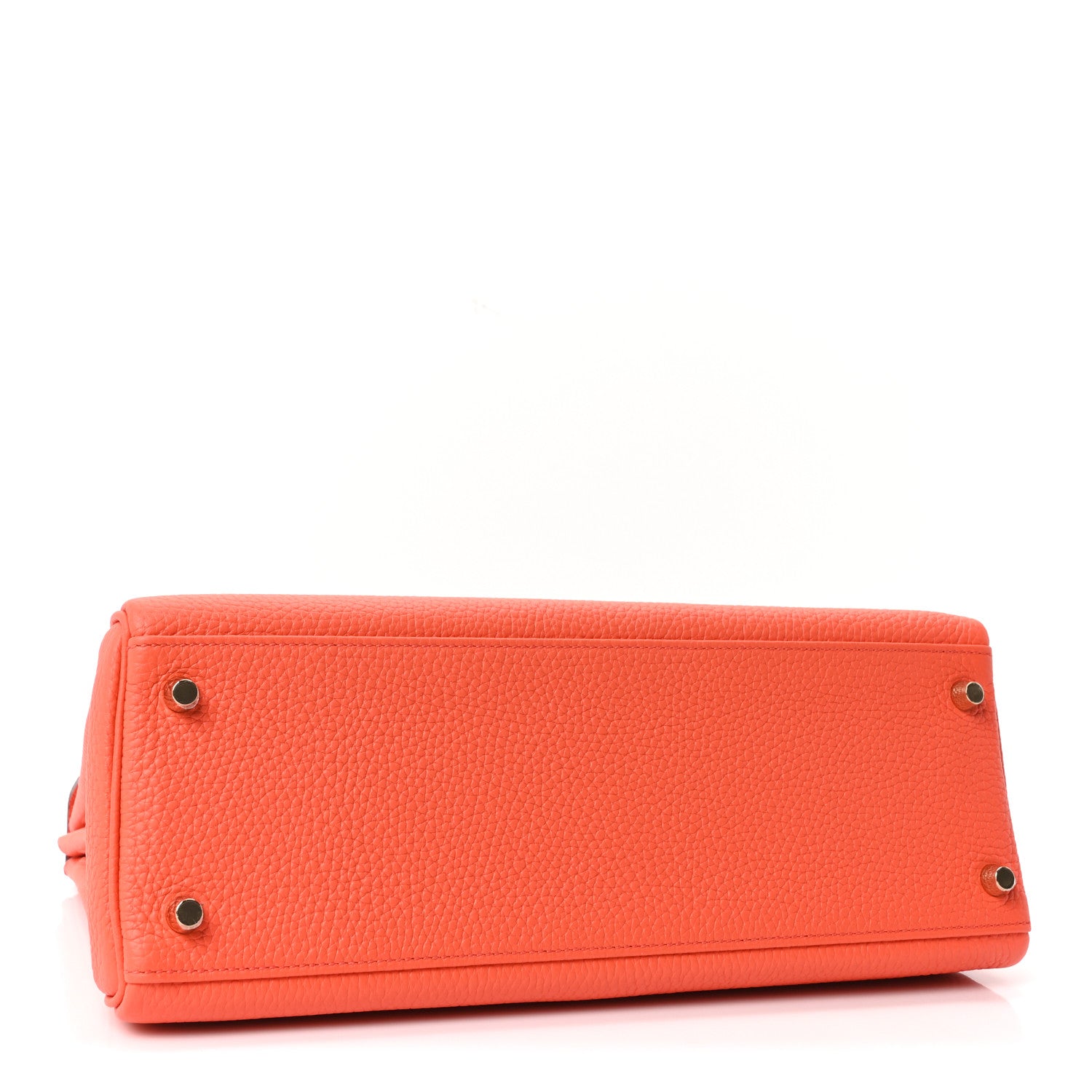 Hermes Togo Kelly Retourne 32 Orange Poppy 4 of 11