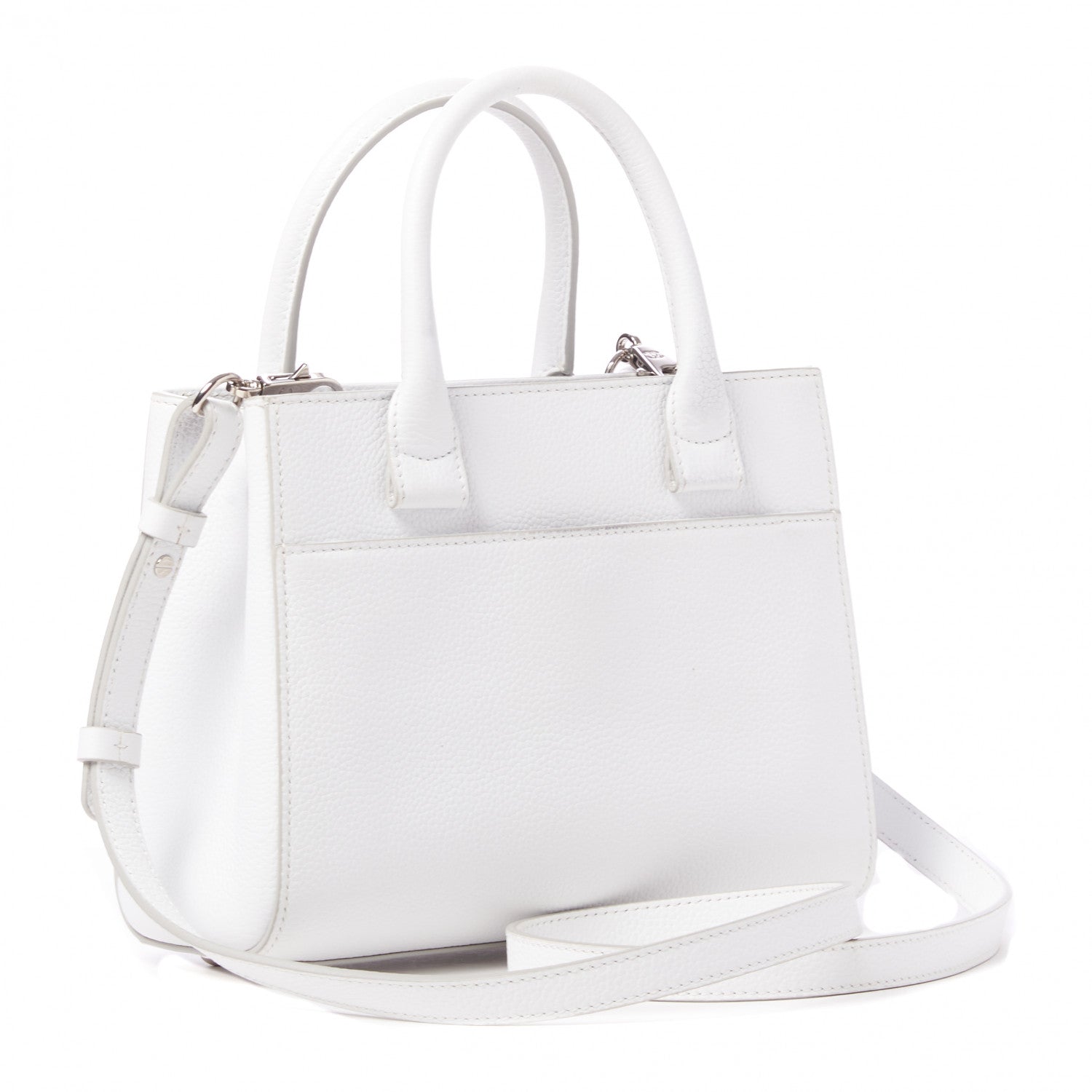 Chanel Grained Calfskin Mini Neo Executive Shopper Tote White 2 of 10