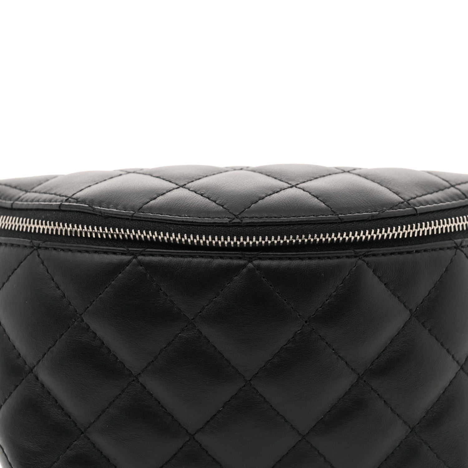 Chanel Calfskin Quilted Waist Belt Bag Black 8 of 10