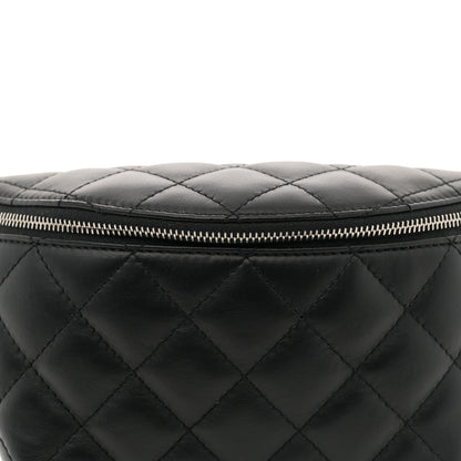 Chanel Calfskin Quilted Waist Belt Bag Black 8 of 10