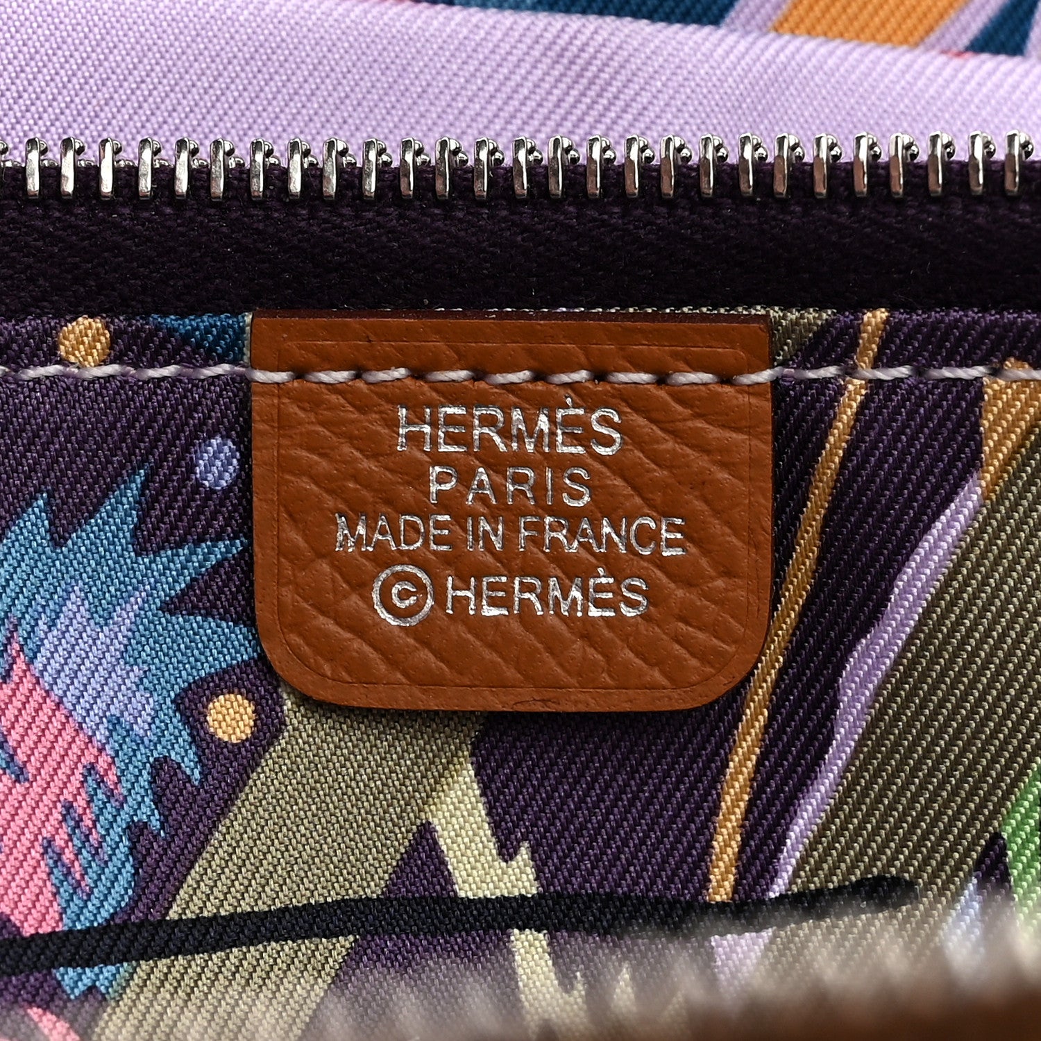 Hermes Epsom Silk'In Wallet Gold Cassis Vert Fizz 6 of 8