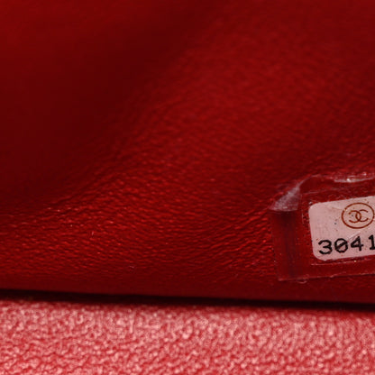 Chanel Lambskin Quilted Mini Square Flap Red 7 of 10