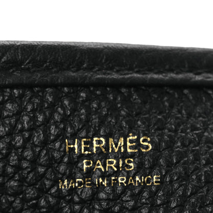 Hermes Taurillon Clemence Evelyne III PM Black 6 of 12