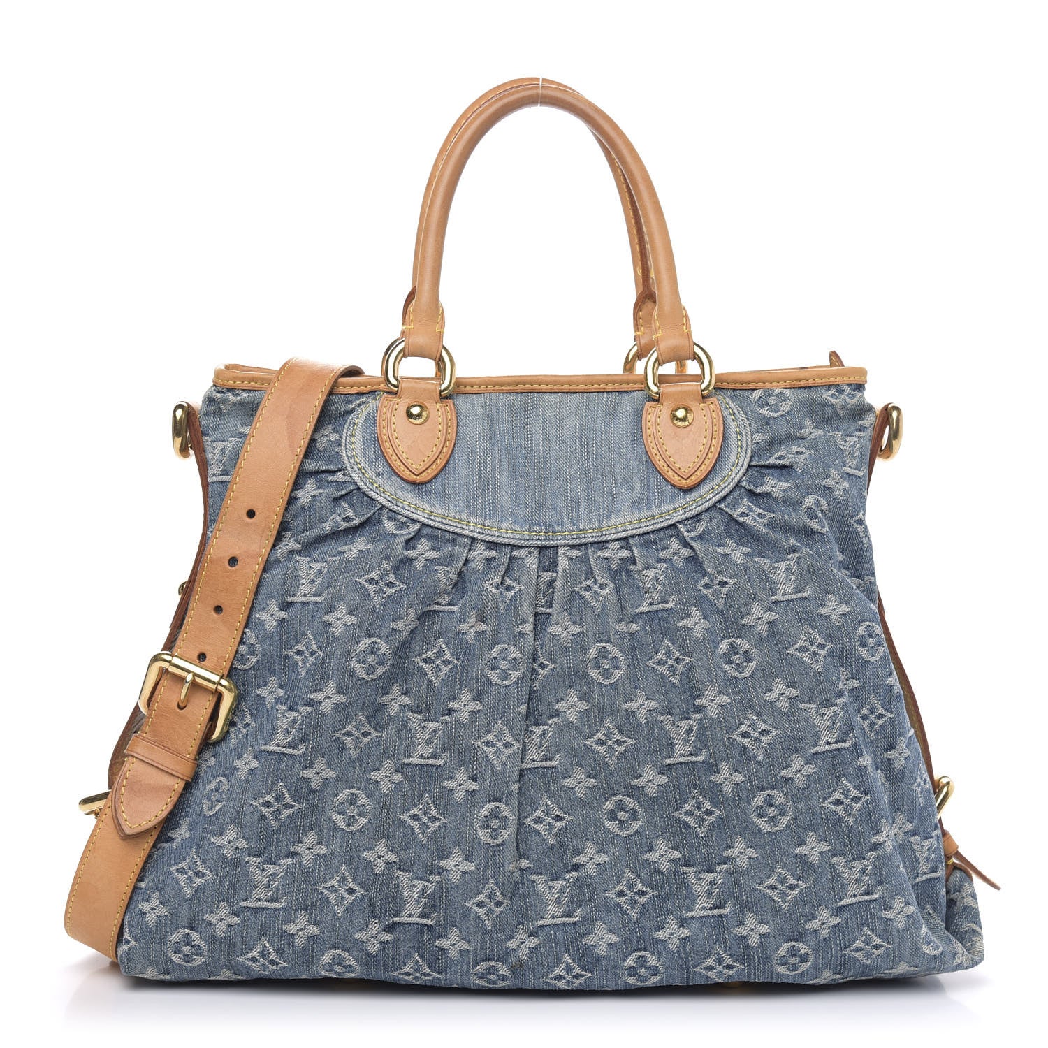 Louis Vuitton Denim Neo Cabby GM Blue 1 of 17