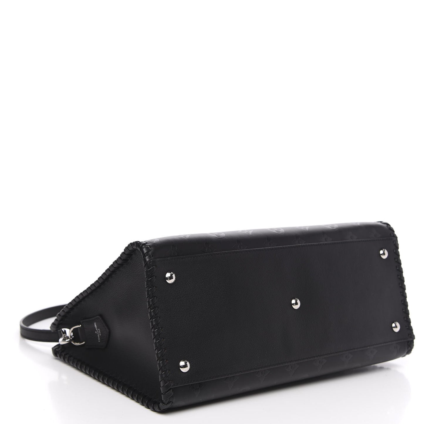 Monogram Cuir Plume Very Zipped Tote Black