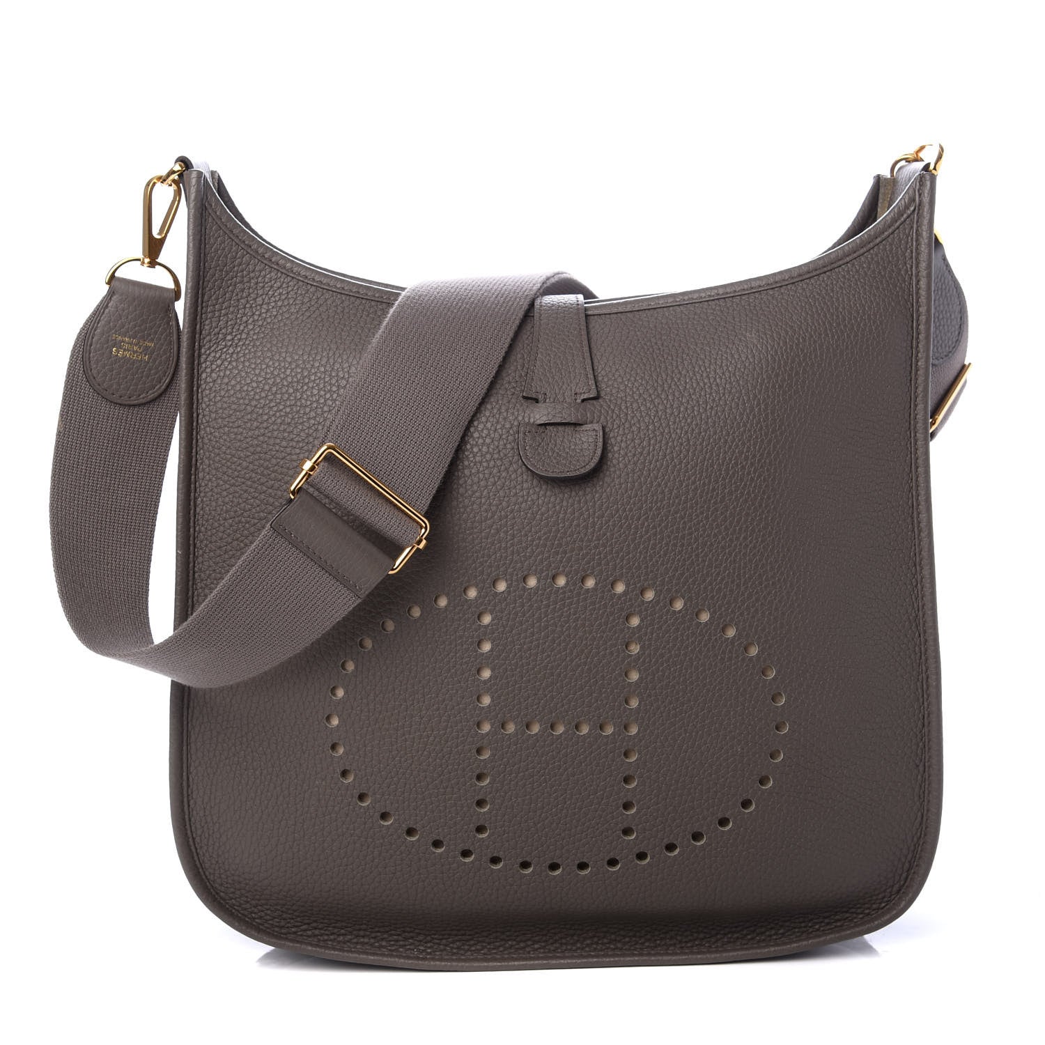 Hermes Taurillon Clemence Evelyne III GM Etain 1 of 10