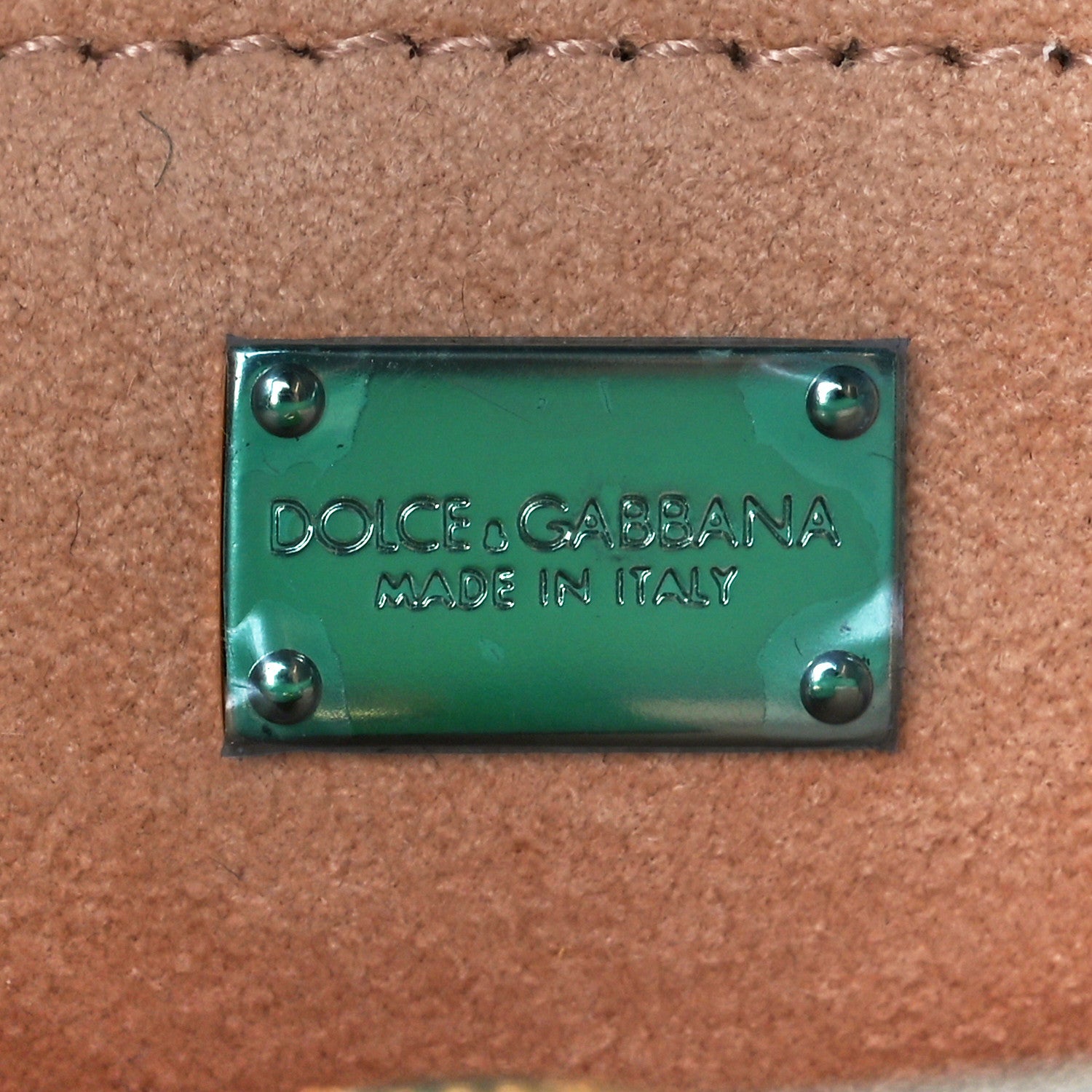Dolce & Gabbana Calfskin DG Logo Flap Crossbody Bag Green 6 of 9