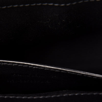Saint Laurent Grain De Poudre Small Monogram Kate Satchel Black 10 of 11