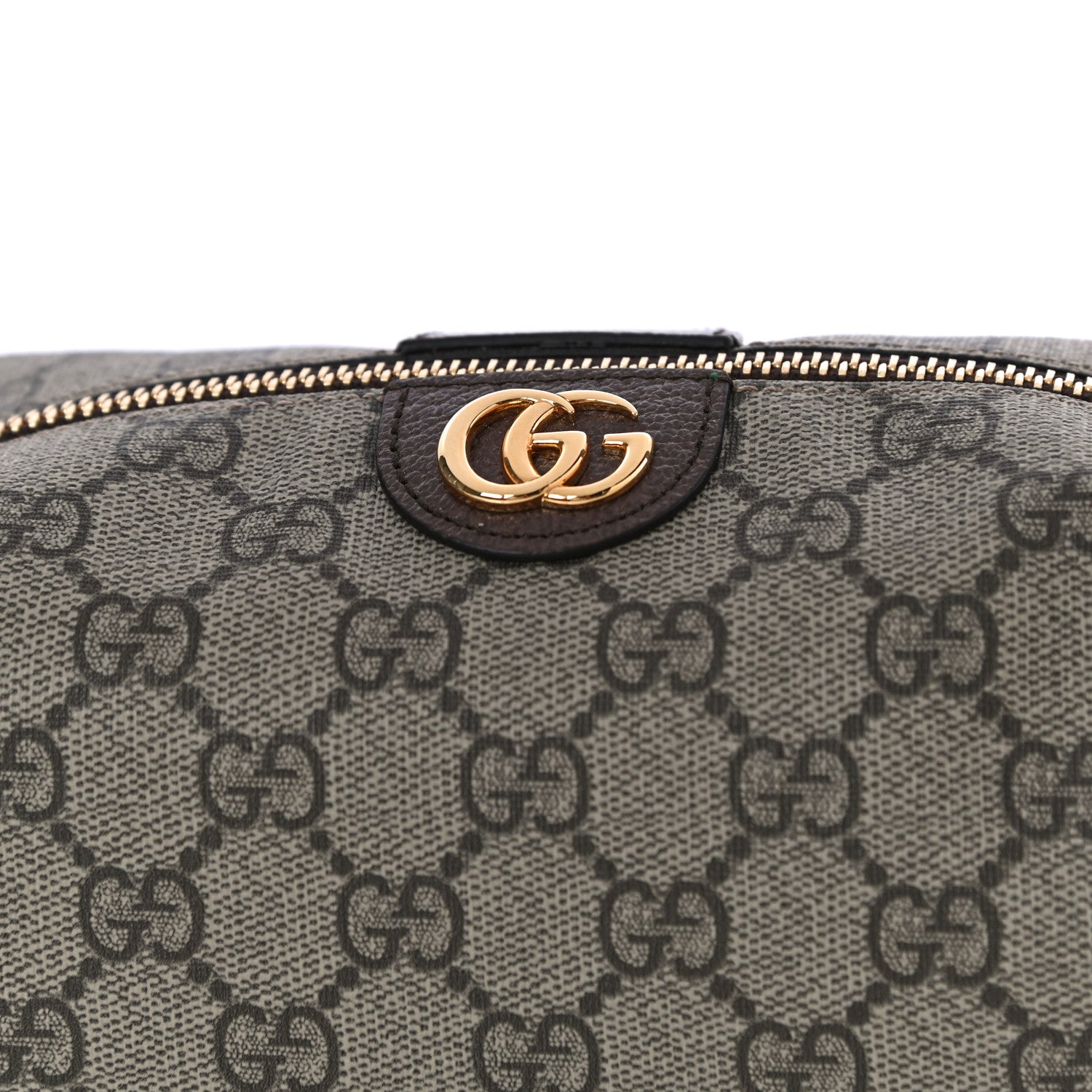Gucci Soft GG Supreme Monogram Calfskin Medium Ophidia Cosmetic Case Beige Ebony New Acero 7 of 10