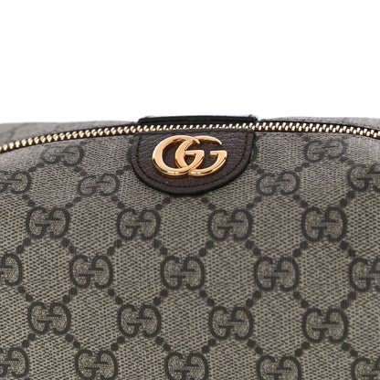 Gucci Soft GG Supreme Monogram Calfskin Medium Ophidia Cosmetic Case Beige Ebony New Acero 7 of 10