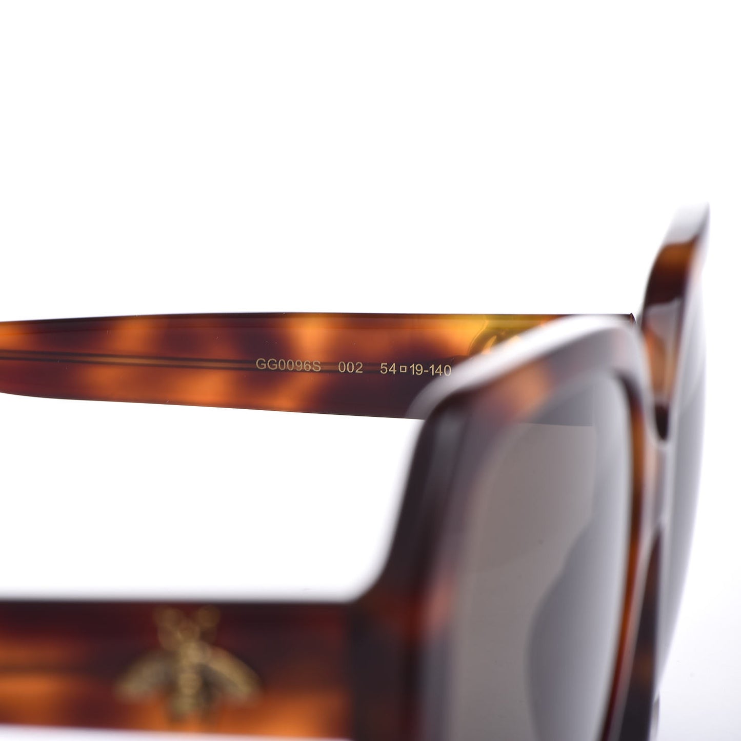Acetate Square Frame GG0096S Sunglasses Tortoise