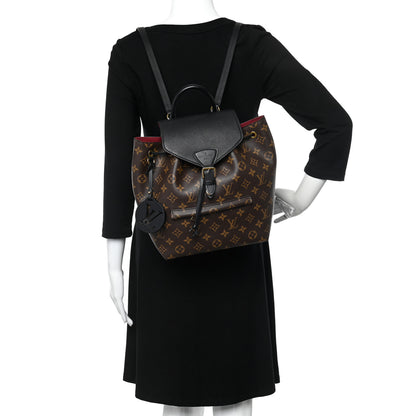 Louis Vuitton Monogram Montsouris PM Black 2 of 10