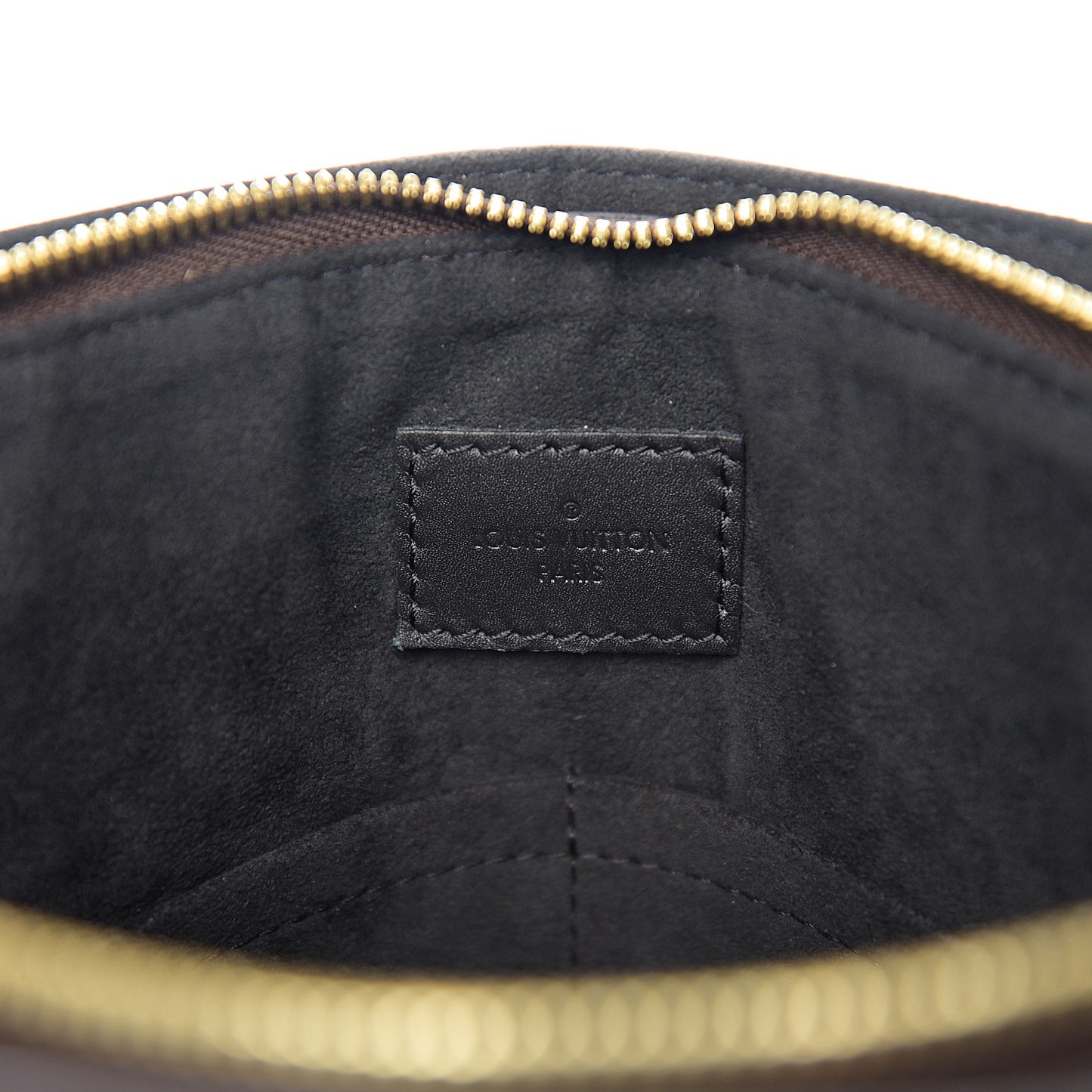 Monogram Flower Zipped Tote PM Black