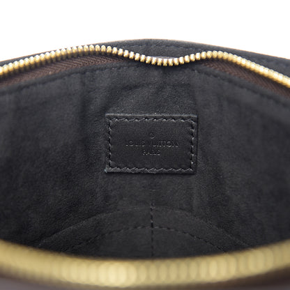 Louis Vuitton Monogram Flower Zipped Tote PM Black 5 of 8