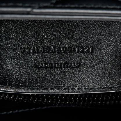 Saint Laurent Calfskin Y Quilted Monogram Monochrome Small Loulou Chain Satchel Black 8 of 12