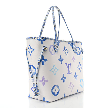 Louis Vuitton Monogram Giant By The Pool 2.0 Neverfull MM Blue 4 of 11