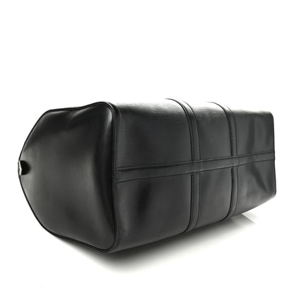 Louis Vuitton Epi Keepall 50 Black 4 of 9