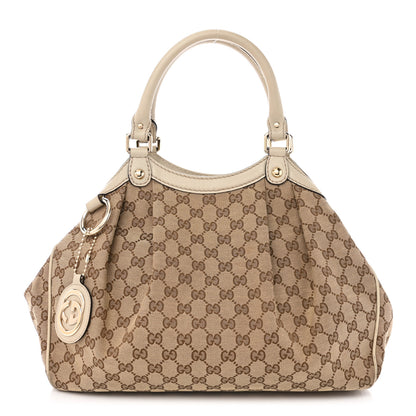 Gucci Monogram Medium Sukey Tote Off White 1 of 14