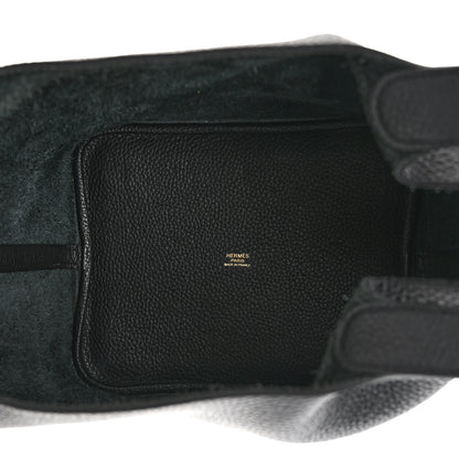 Hermes Taurillon Clemence Picotin Lock 22 MM Black 5 of 10
