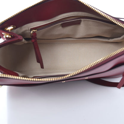 Chloe Calfskin Suede Medium Roy Bag Plum Purple 6 of 9