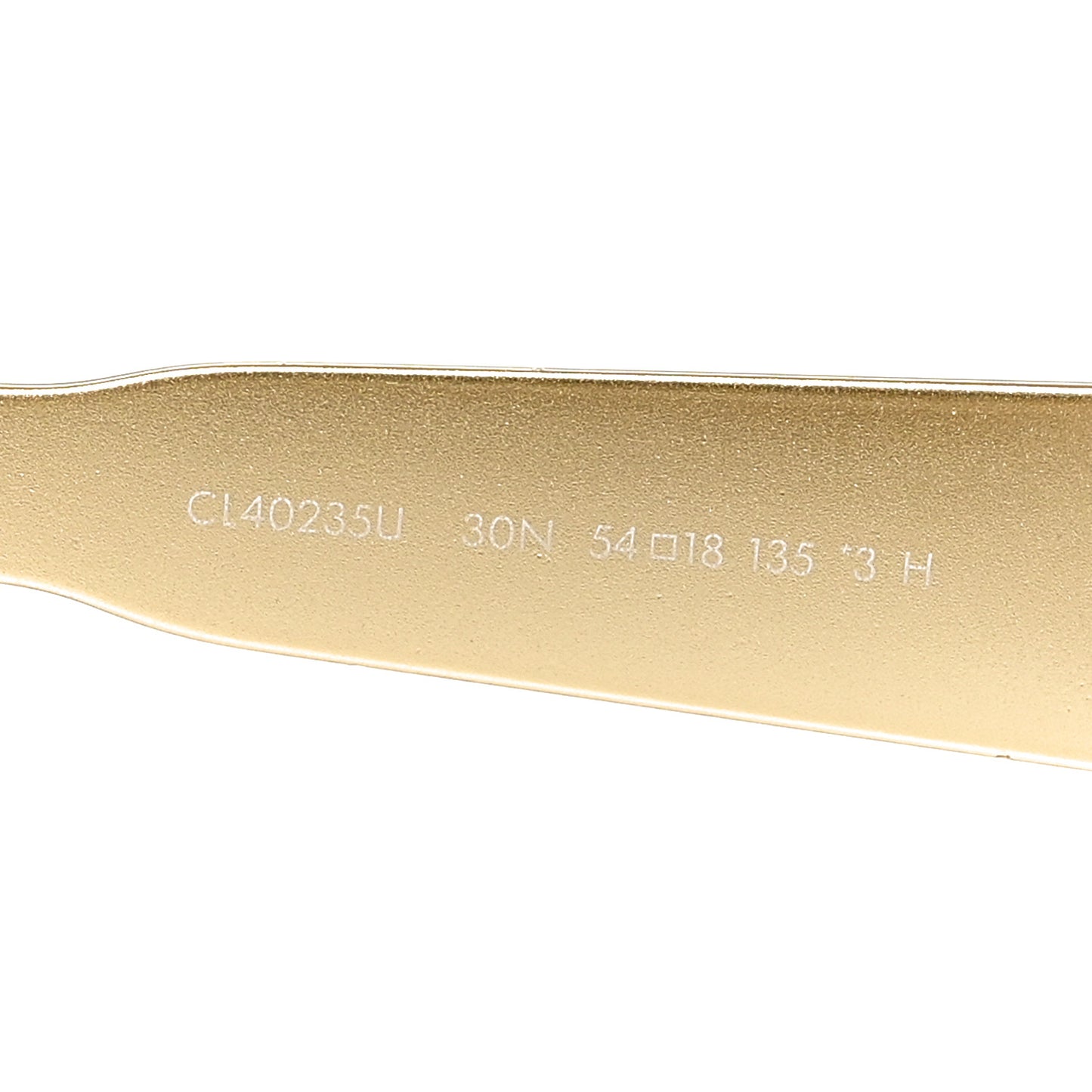 Metal Triomphe 01 Sunglasses CL40235U Gold Green