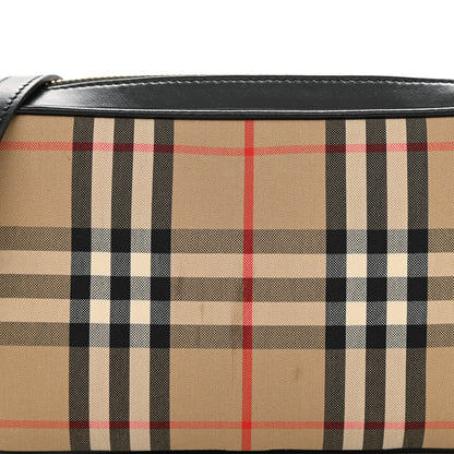 Burberry Calfskin Vintage Check Small Camera Bag Archive Beige 8 of 8