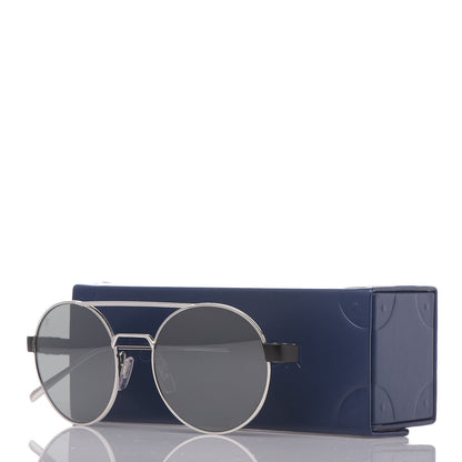 Louis Vuitton LV Starburst Round Sunglasses Z1103W Silver Black 8 of 8