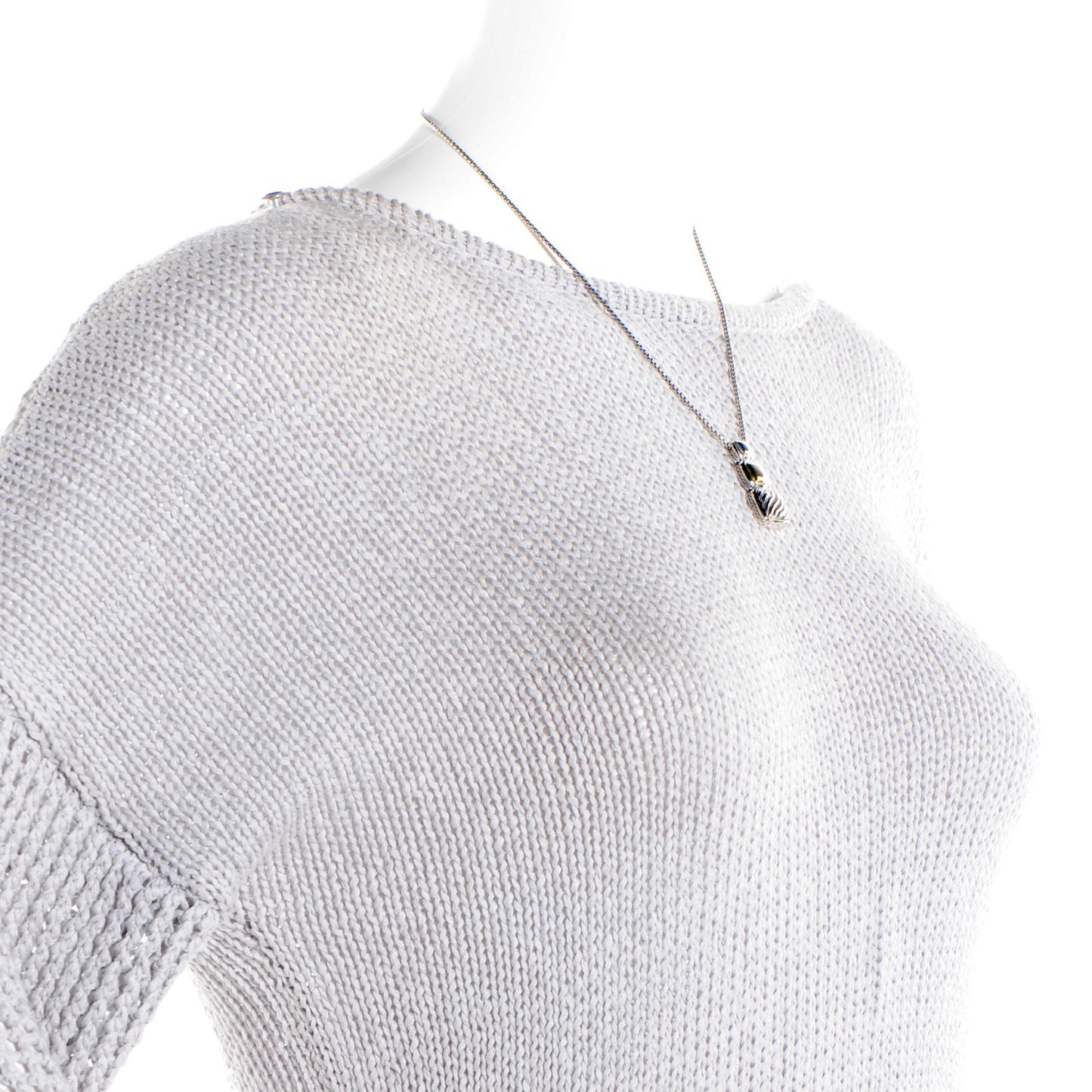 Sterling Silver 18K Yellow Gold Triple Drop Cable Albion Necklace