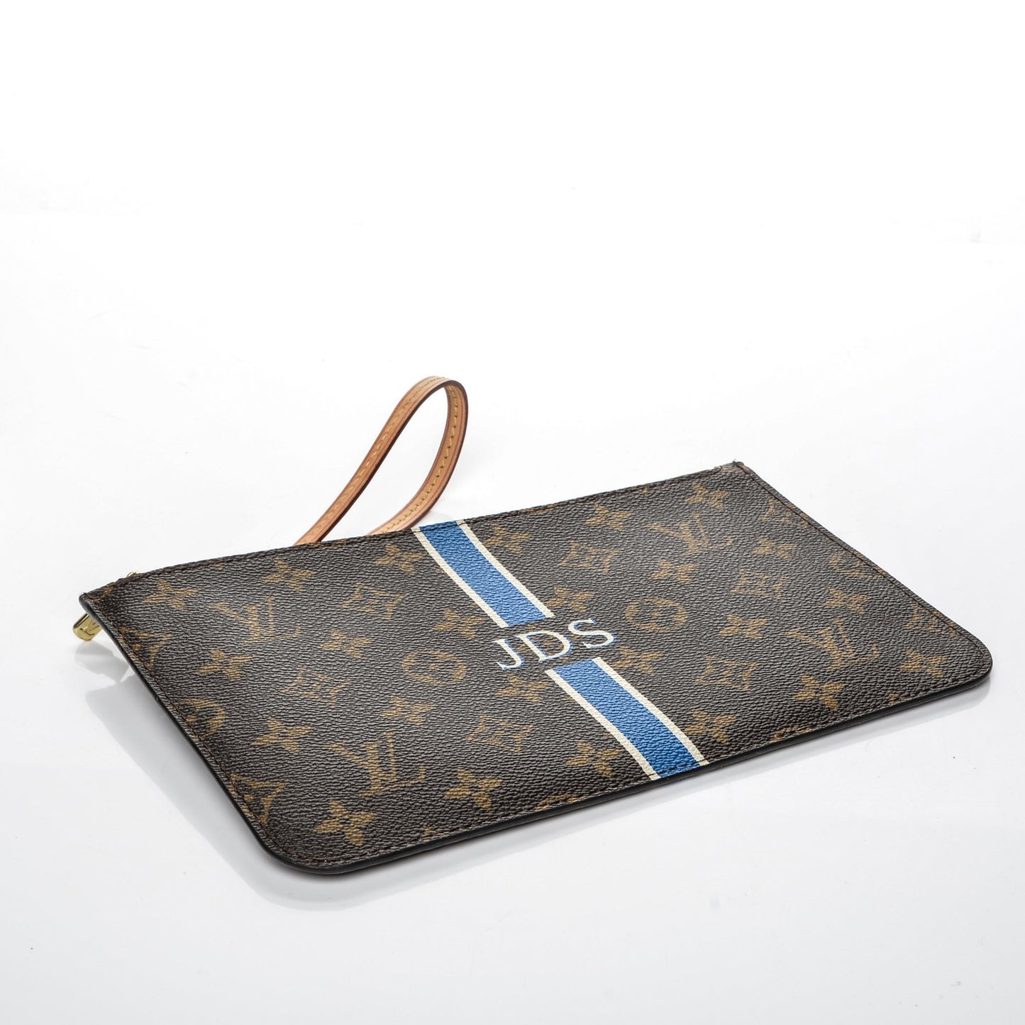 Monogram My LV Heritage Neverfull MM GM Pochette Blue de France White