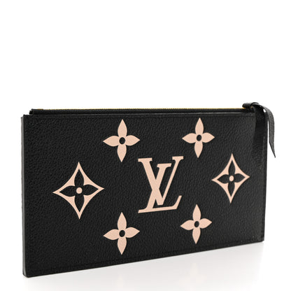 Louis Vuitton Empreinte Monogram Giant Crafty Pochette Felicie Zippered Insert Black 3 of 6