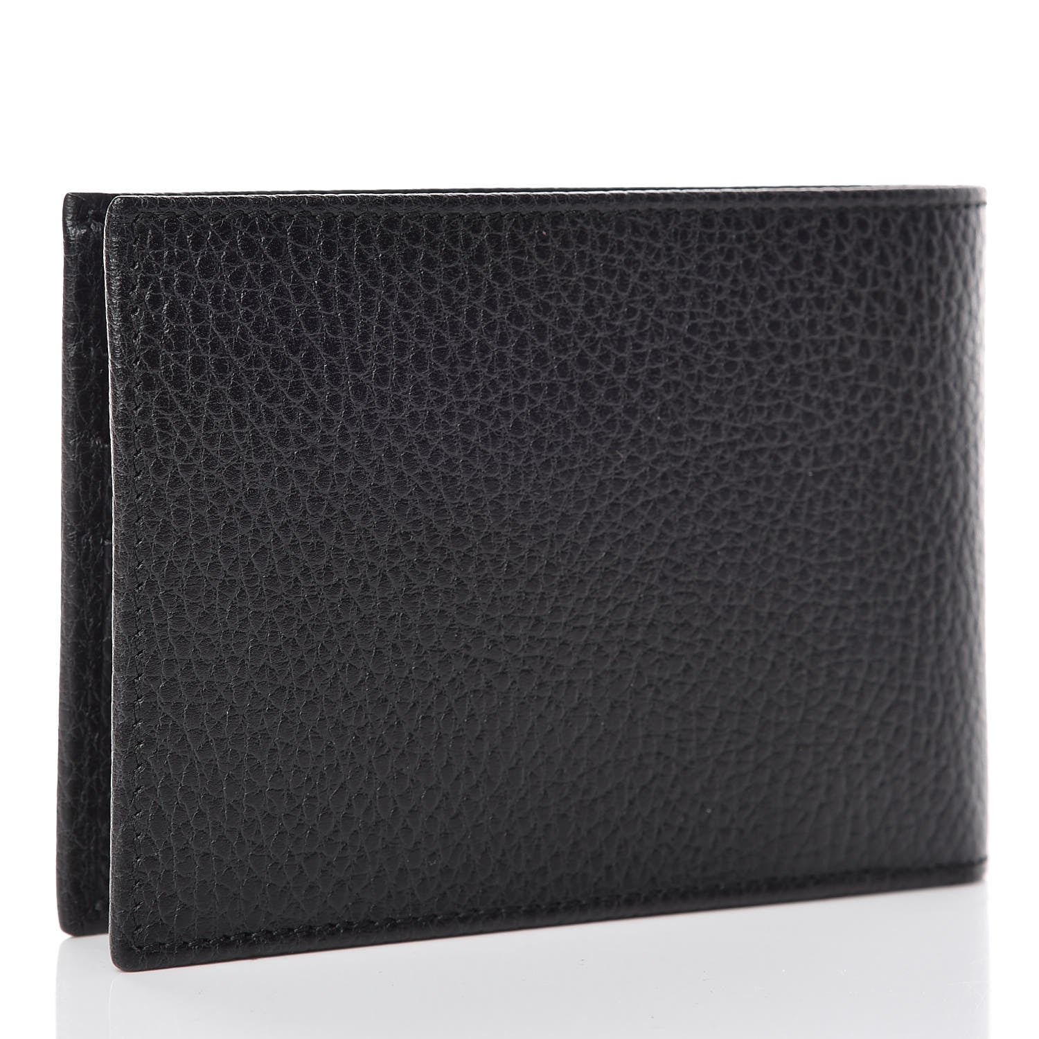 Gucci Dollar Calfskin Bi-Fold Wallet Black 3 of 10