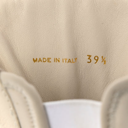 Prada Buffalo Neoprene Lace Up Chelsea 110mm Ankle Boots 39.5 Talco 6 of 9