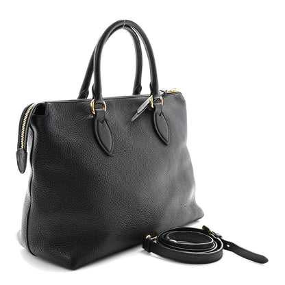 Prada Vitello Phenix Tote Black 3 of 9
