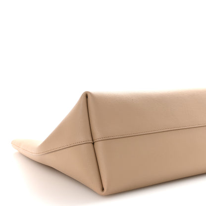 Saint Laurent Calfskin Large Shopping Tote Dark Beige 9 of 10